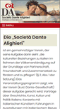 Mobile Screenshot of dante-muenchen.de